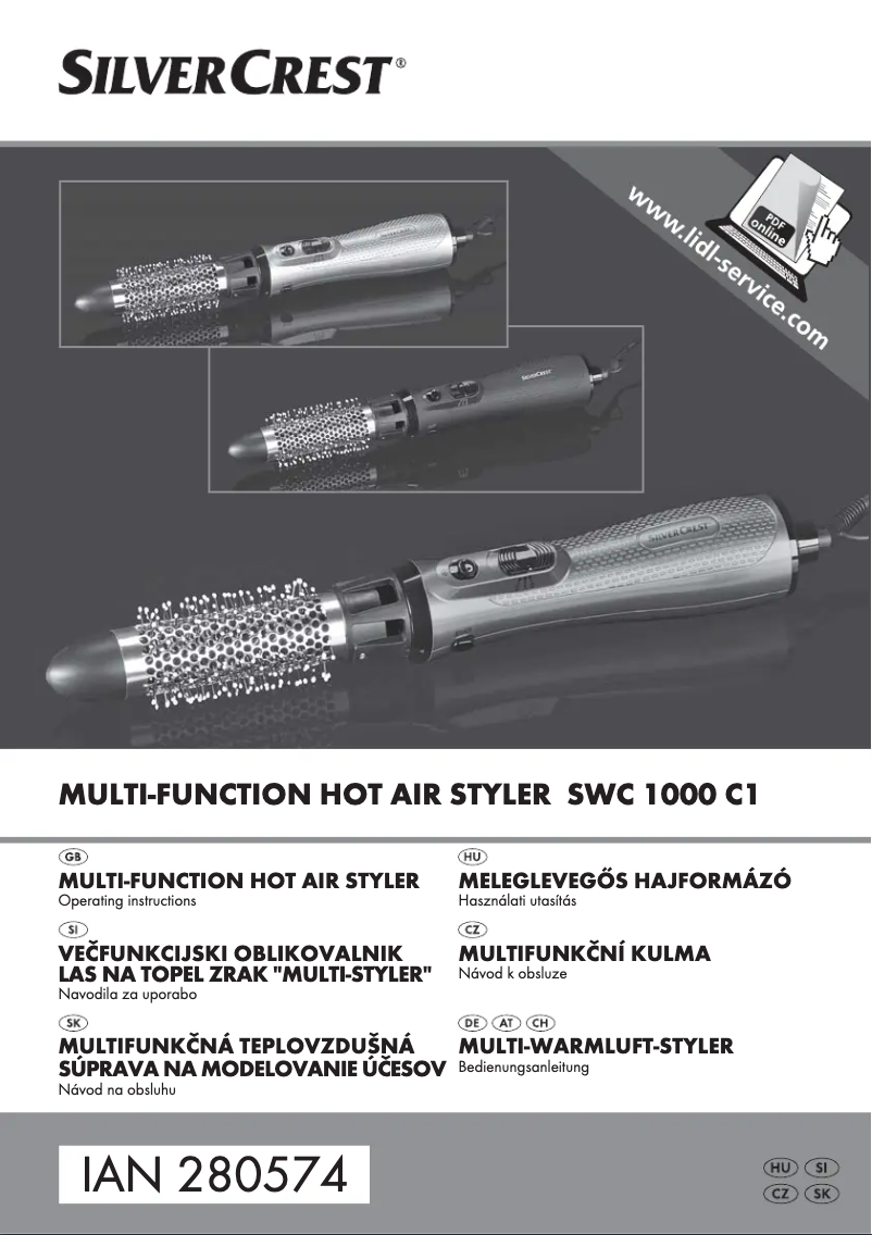 Image de la première page du manuel de l'appareil SWCD 1000 A1