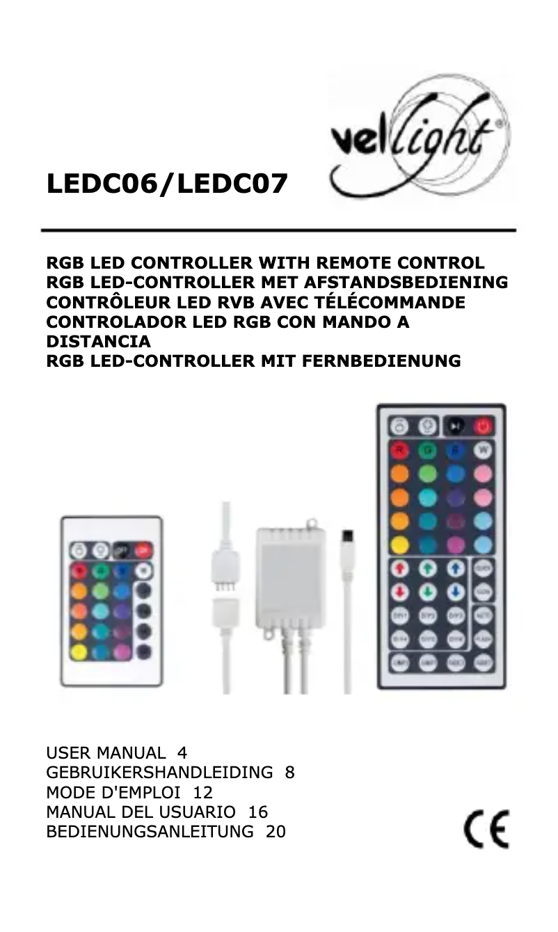 Image de la première page du manuel de l'appareil LEDC06