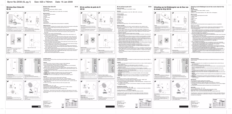 Imagen de la primera página del manual del dispositivo SX56