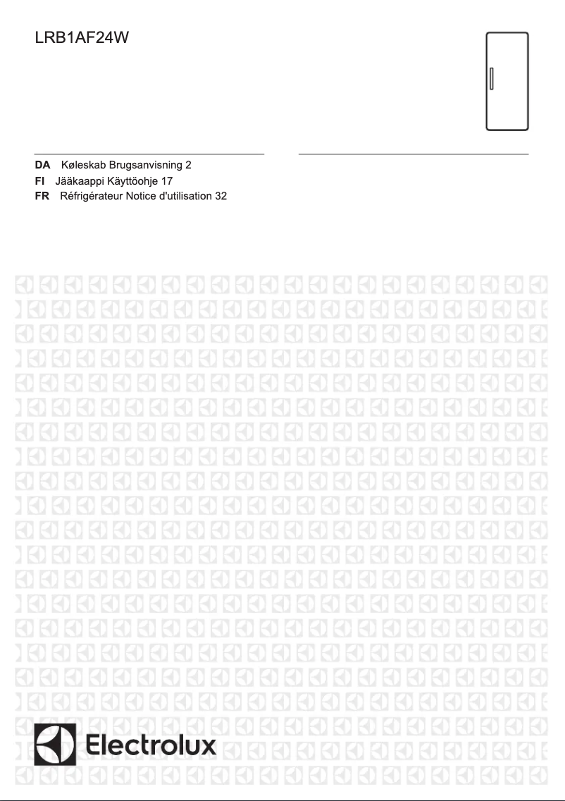 Page 1 de la notice Manuel utilisateur Electrolux LRB1AF24W