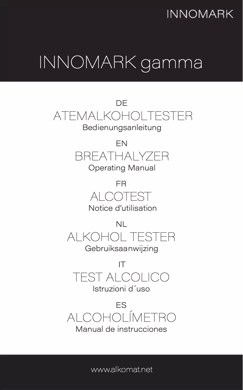 Page 1 de la notice Manuel utilisateur ACE Innomark Gamma