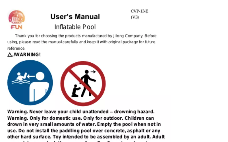 Page 1 de la notice Manuel utilisateur JILONG JL017219NPF