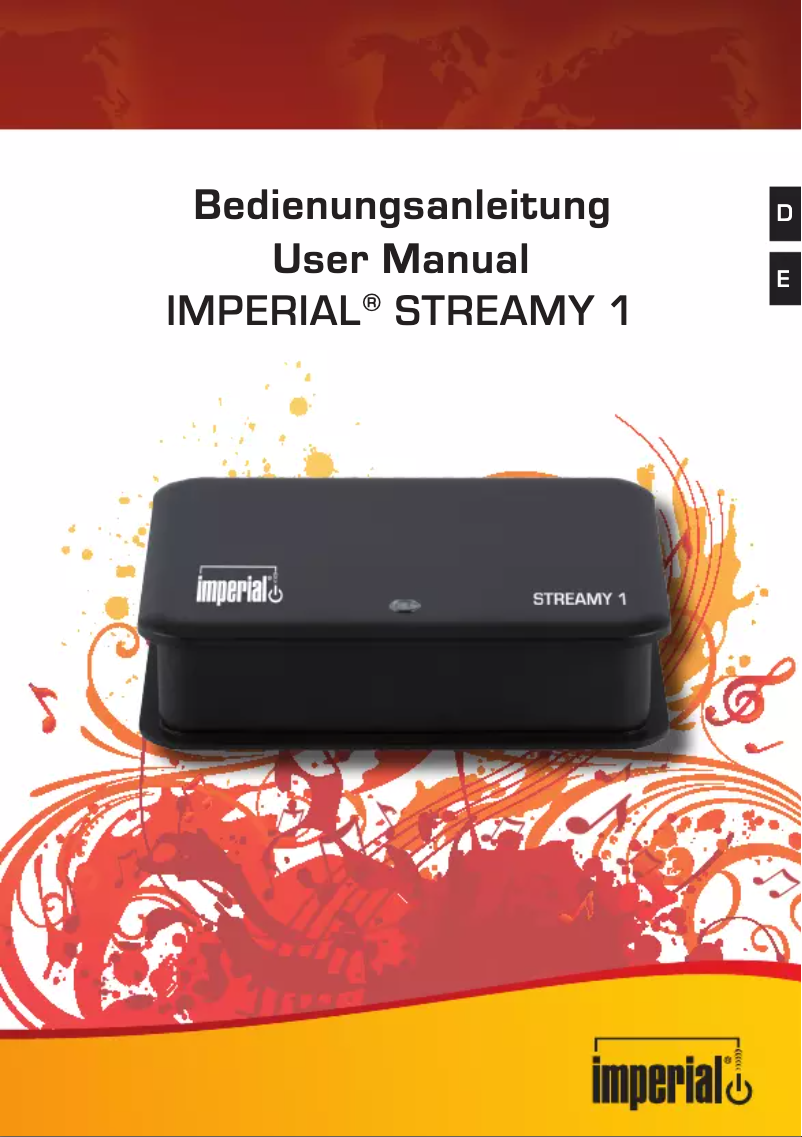 Page 1 de la notice Manuel utilisateur Telestar STREAMY 1