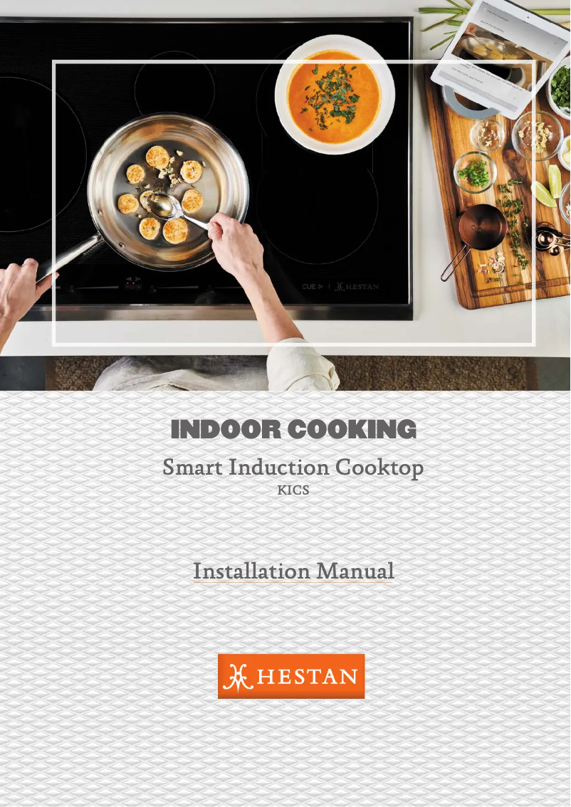 Page 1 de la notice Guide d'installation Hestan KICS30-BK
