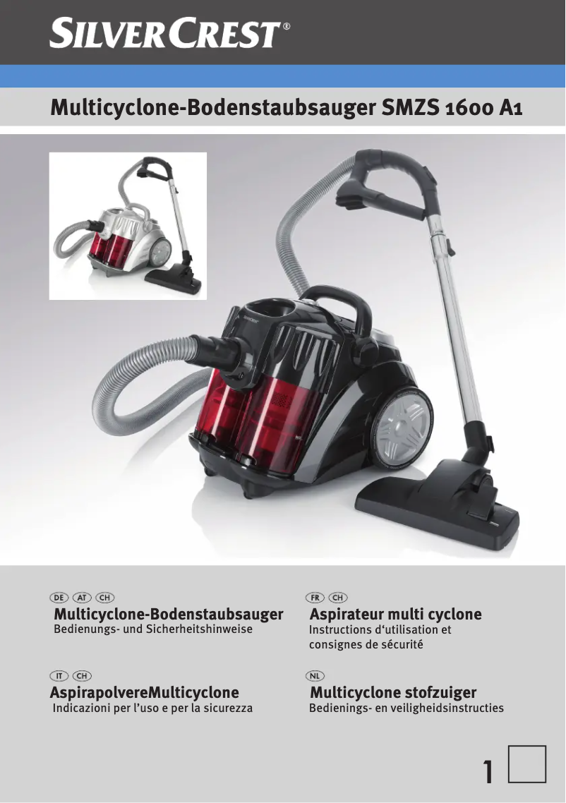 Page 1 de la notice Manuel utilisateur SilverCrest SMZS 1600 A1