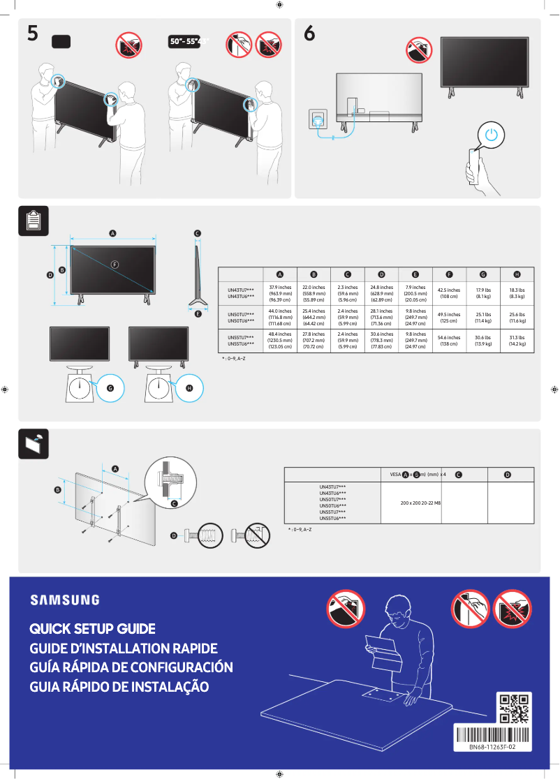 Página 1 del manual Manual de usuario Samsung UN55TU690TF