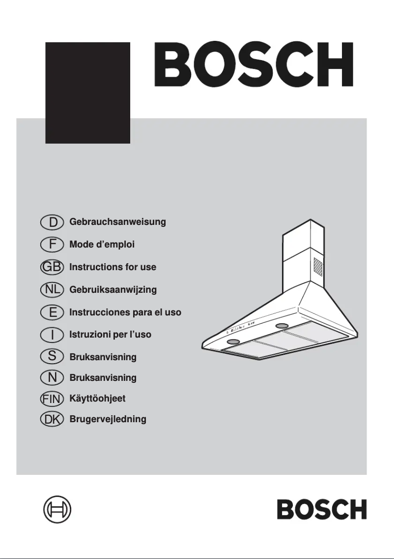 Página 1 del manual Manual de usuario Bosch DKE975B