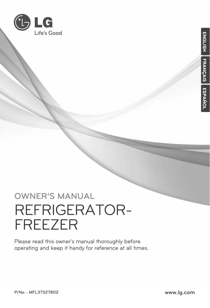 Image de la première page du manuel de l'appareil GR-M712YVQ