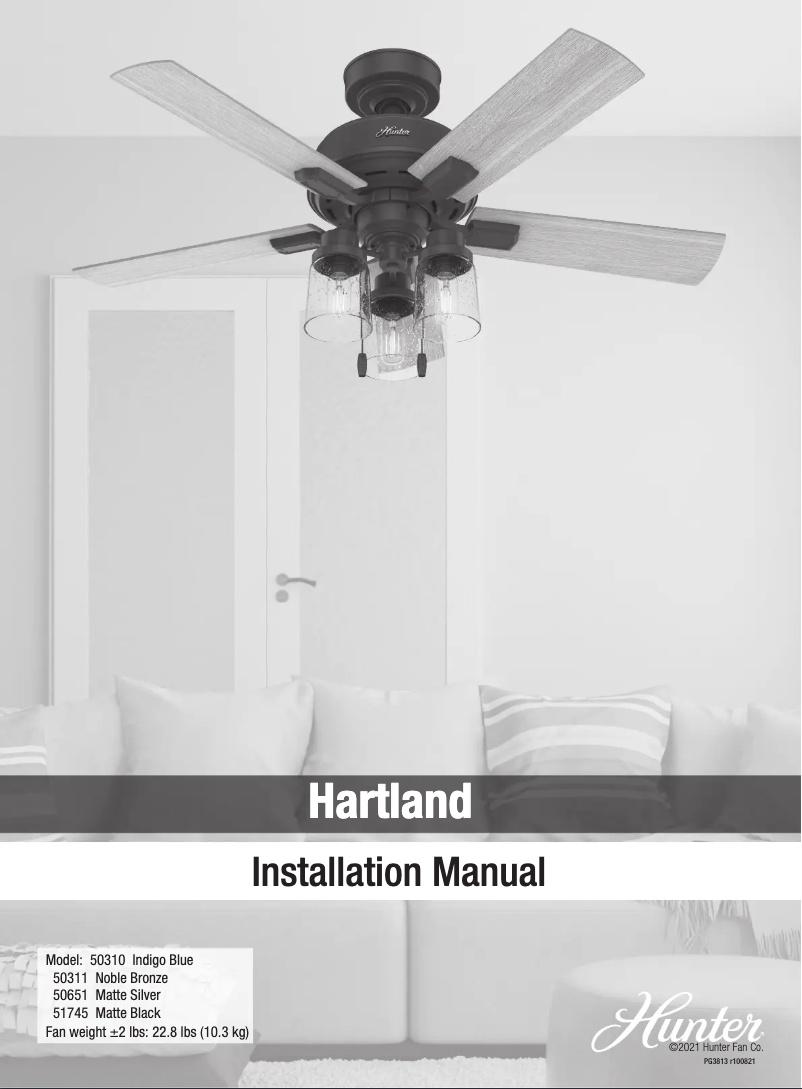 Página 1 del manual Manual de usuario Hunter Hartland