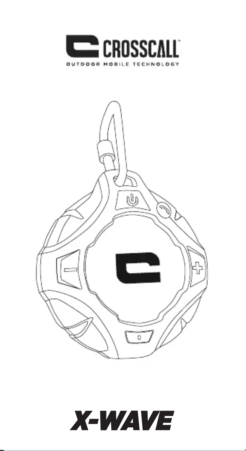 Page 1 de la notice Manuel utilisateur Crosscall X-WAVE