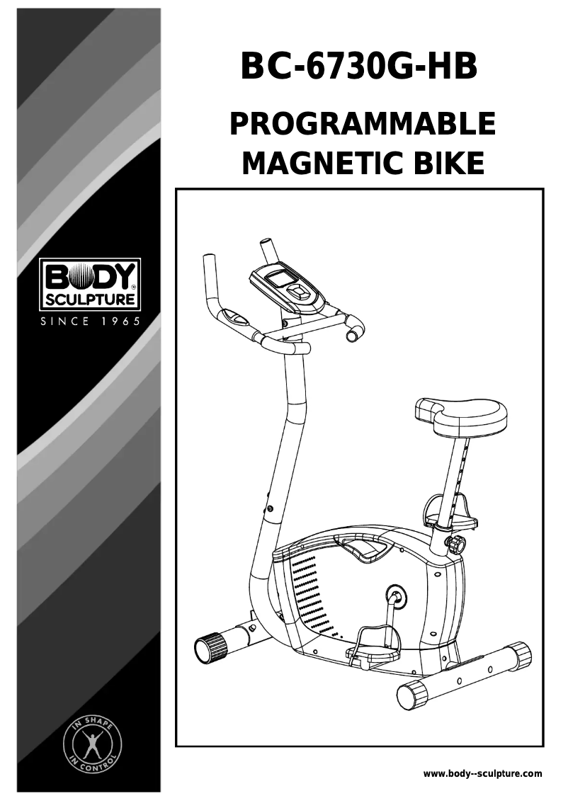 Page n°1 - Manuel utilisateur Body Sculpture BC-6730G-HB