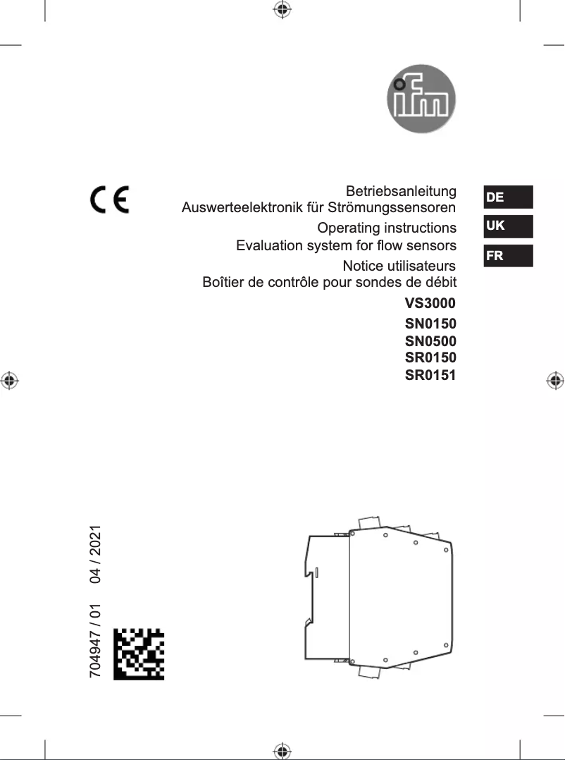 Image de la première page du manuel de l'appareil SR0150