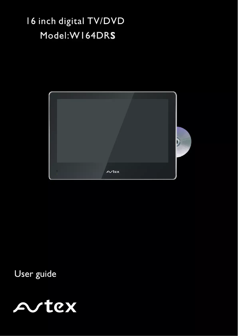 Página 1 del manual Manual de usuario Avtex W164DRS