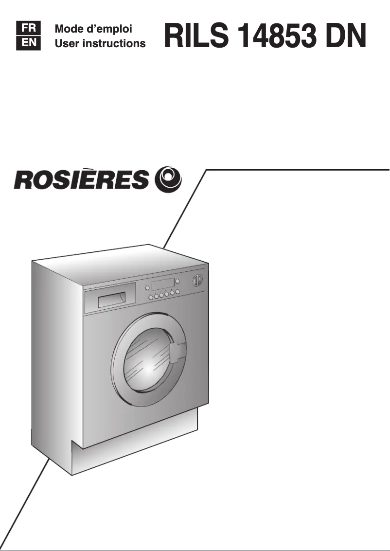Image de la première page du manuel de l'appareil RILS 14853 DN