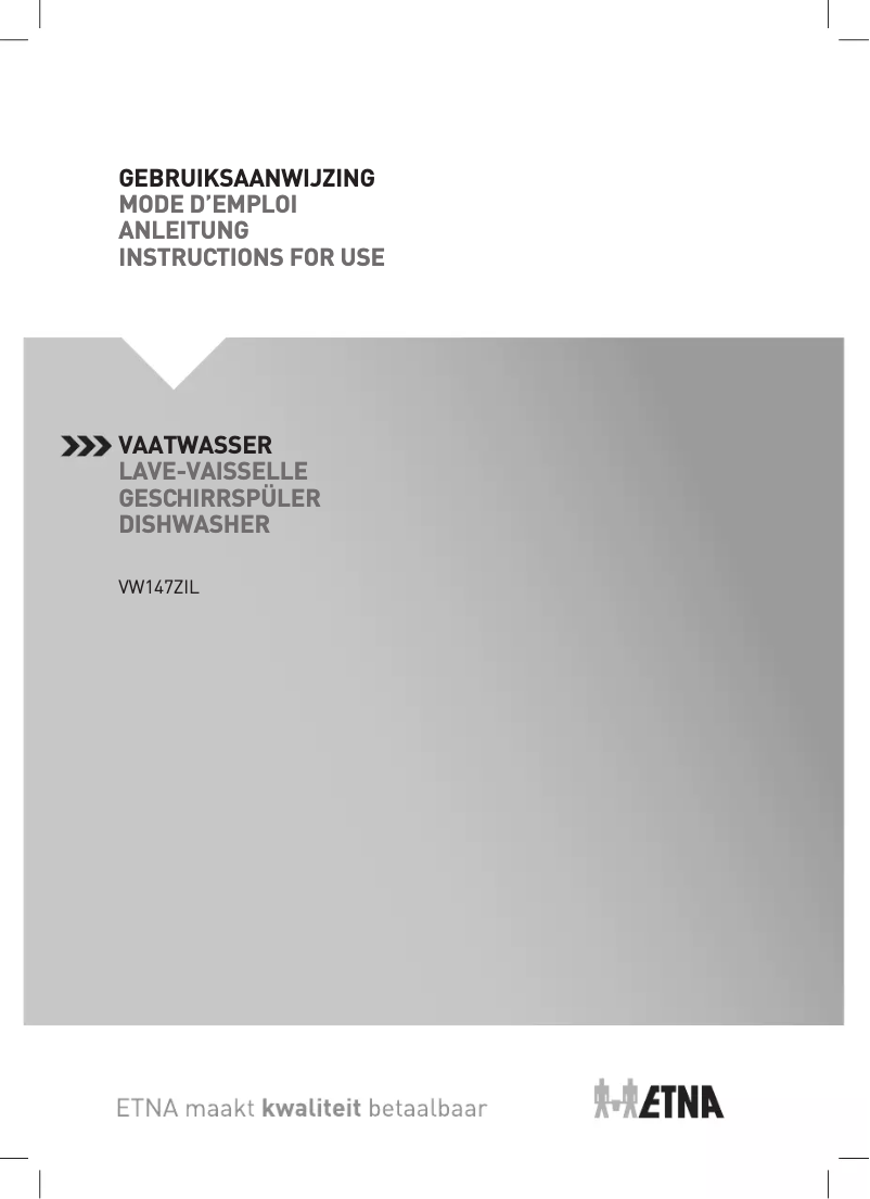 Page n°1 - Manuel utilisateur Etna VW147ZIL