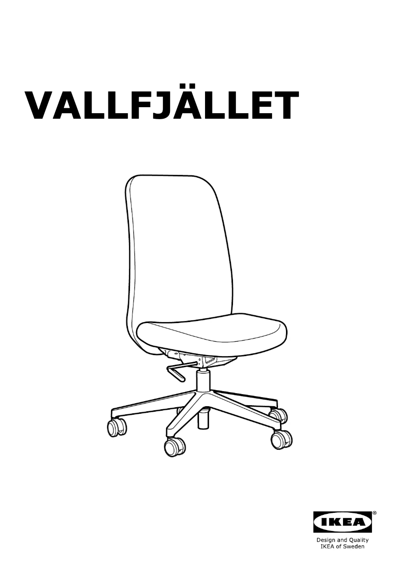 Image de la première page du manuel de l'appareil VALLFJÄLLET 005.540.76
