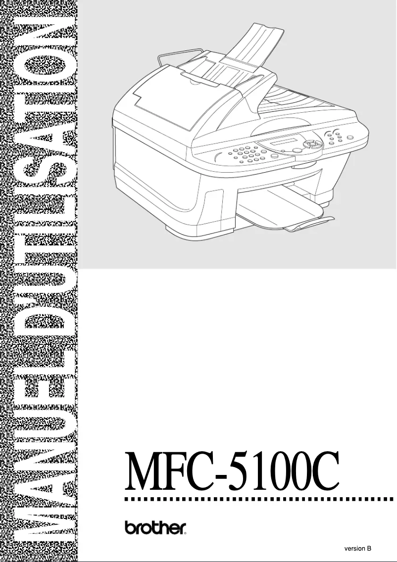 Imagen de la primera página del manual del dispositivo MFC-5100c
