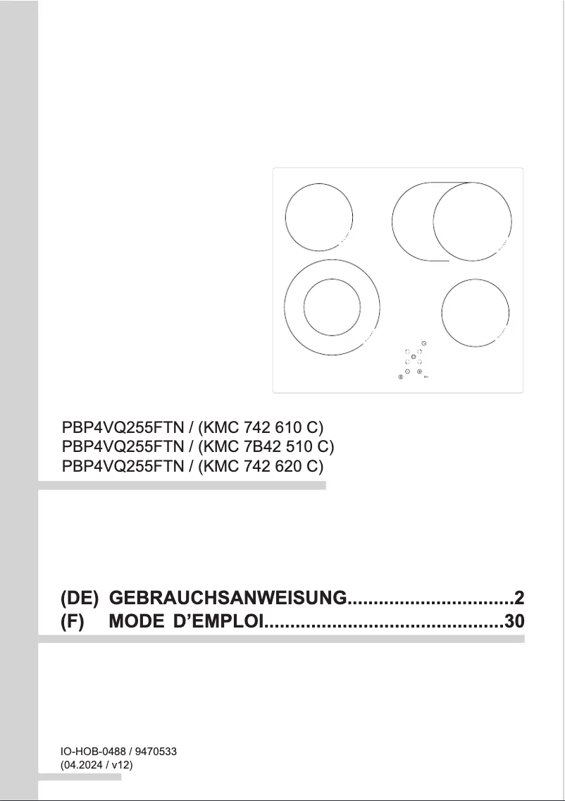 Page 1 of the manual User Manual Amica KMC 742 610 C