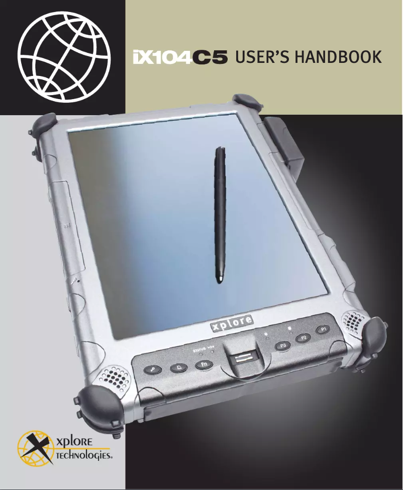 Page n°1 - Manuel utilisateur Xplore iX104C5