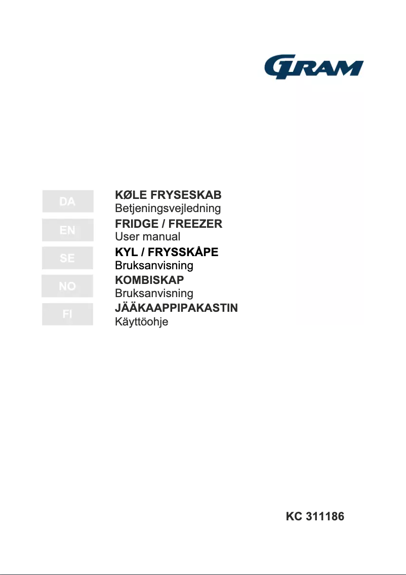 Image de la première page du manuel de l'appareil KC 311186