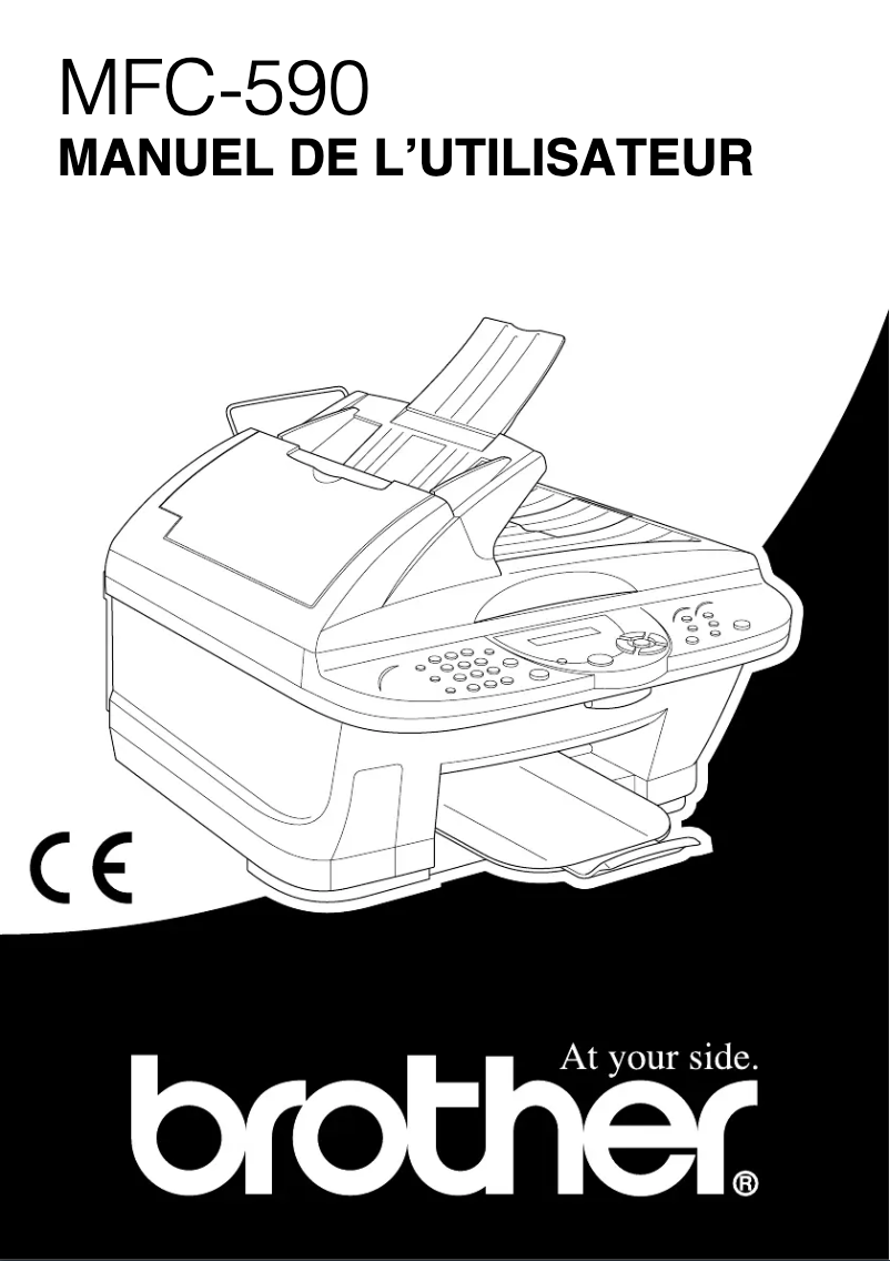 Image de la première page du manuel de l'appareil MFC-590