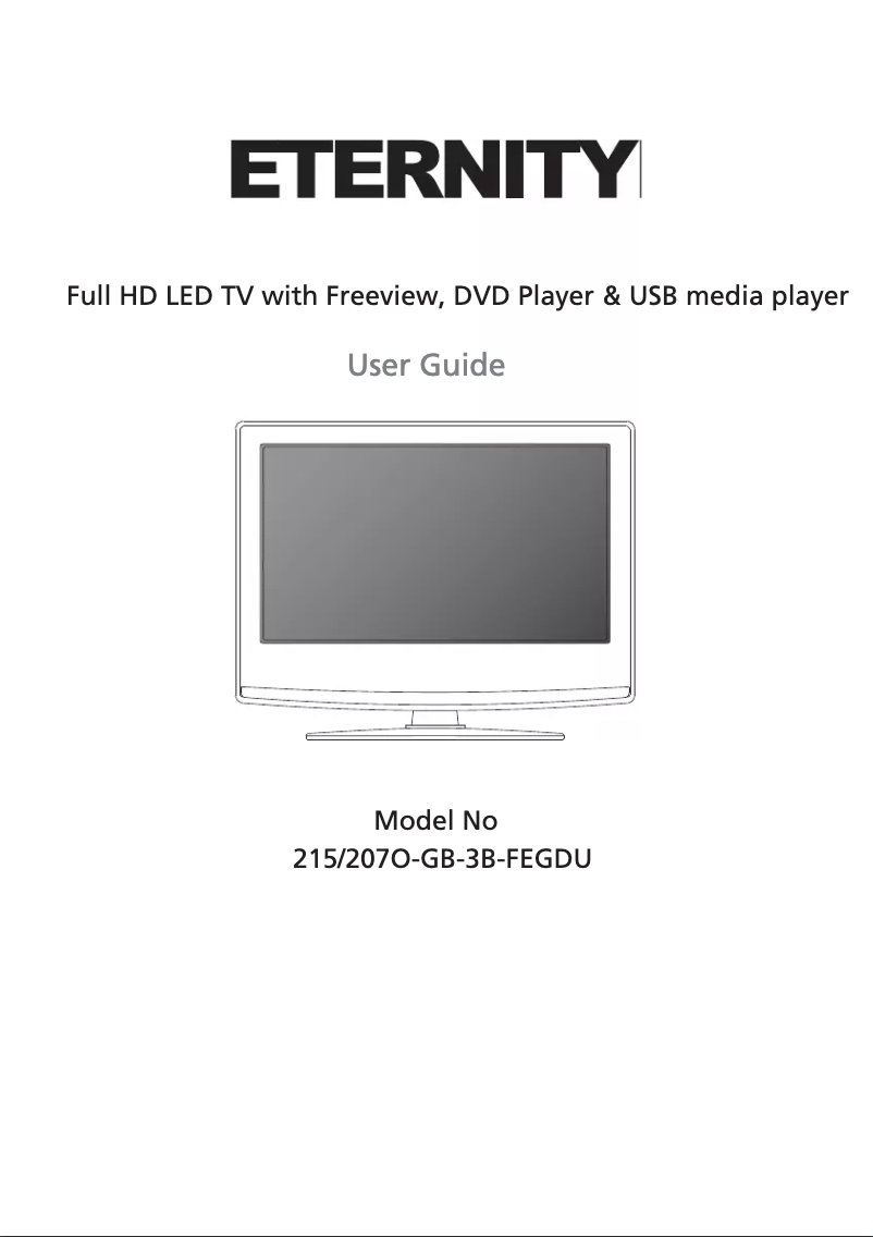 Image de la première page du manuel de l'appareil 215/207O-GB-3B-FEGDU-UK