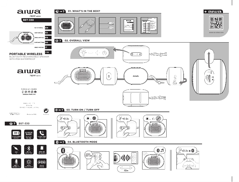 Image de la première page du manuel de l'appareil BST-330