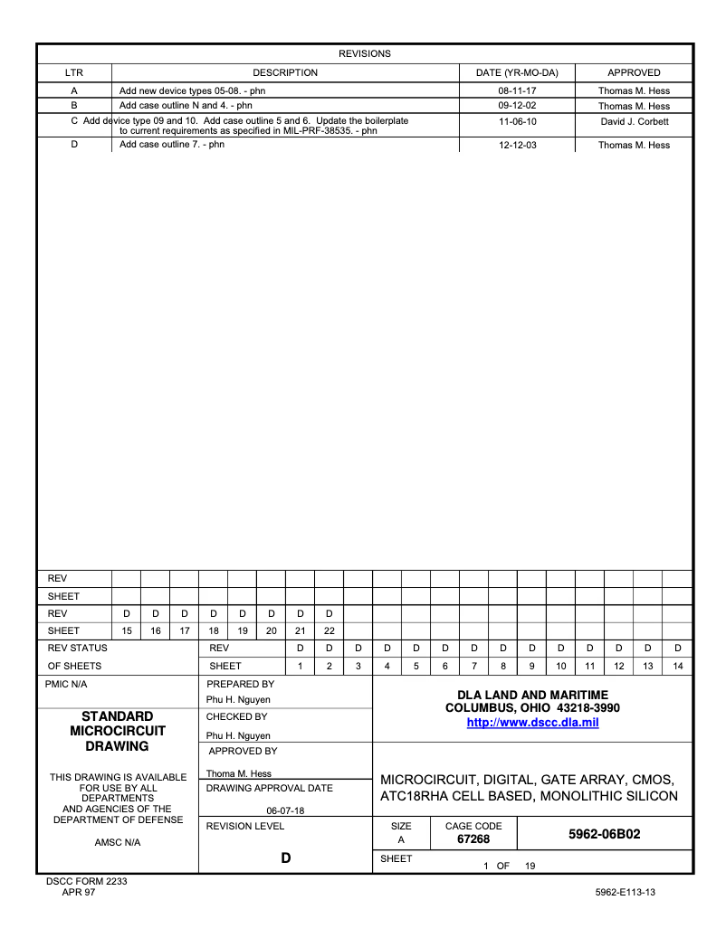 Image de la première page du manuel de l'appareil ATC18RHA