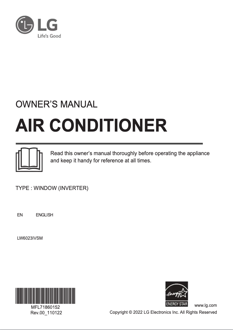 Página 1 del manual Manual de usuario LG LW6023IVSM