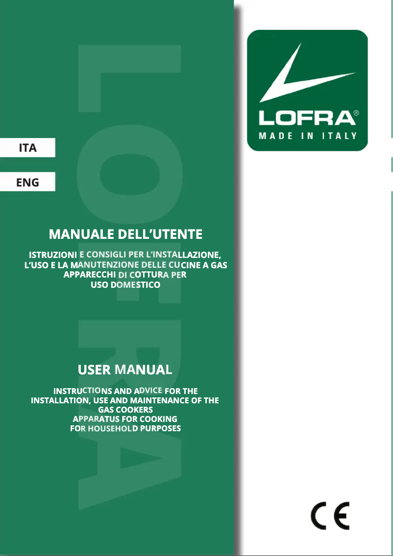Page 1 de la notice Manuel utilisateur Lofra RSD156MFT+MFT/AEOV