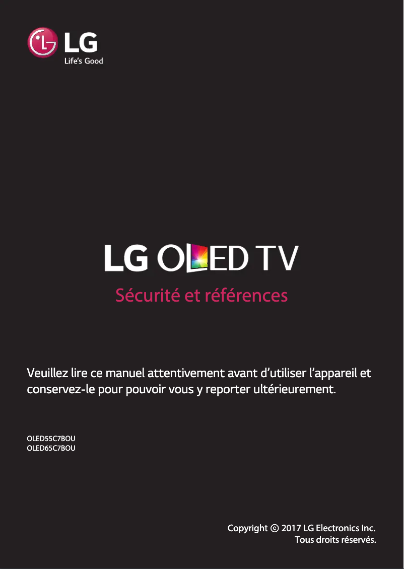Página 1 del manual Manual de usuario LG OLED55C7BO