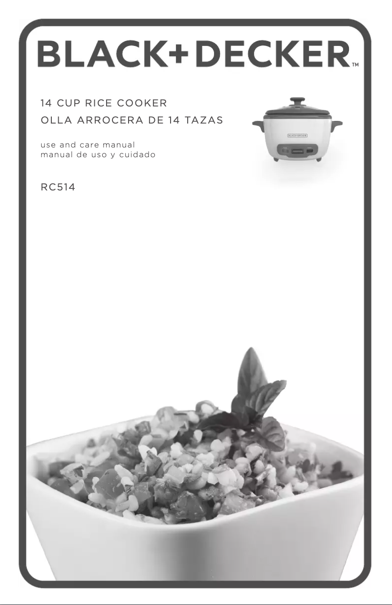 Image de la première page du manuel de l'appareil BD 14c Rice Cooker