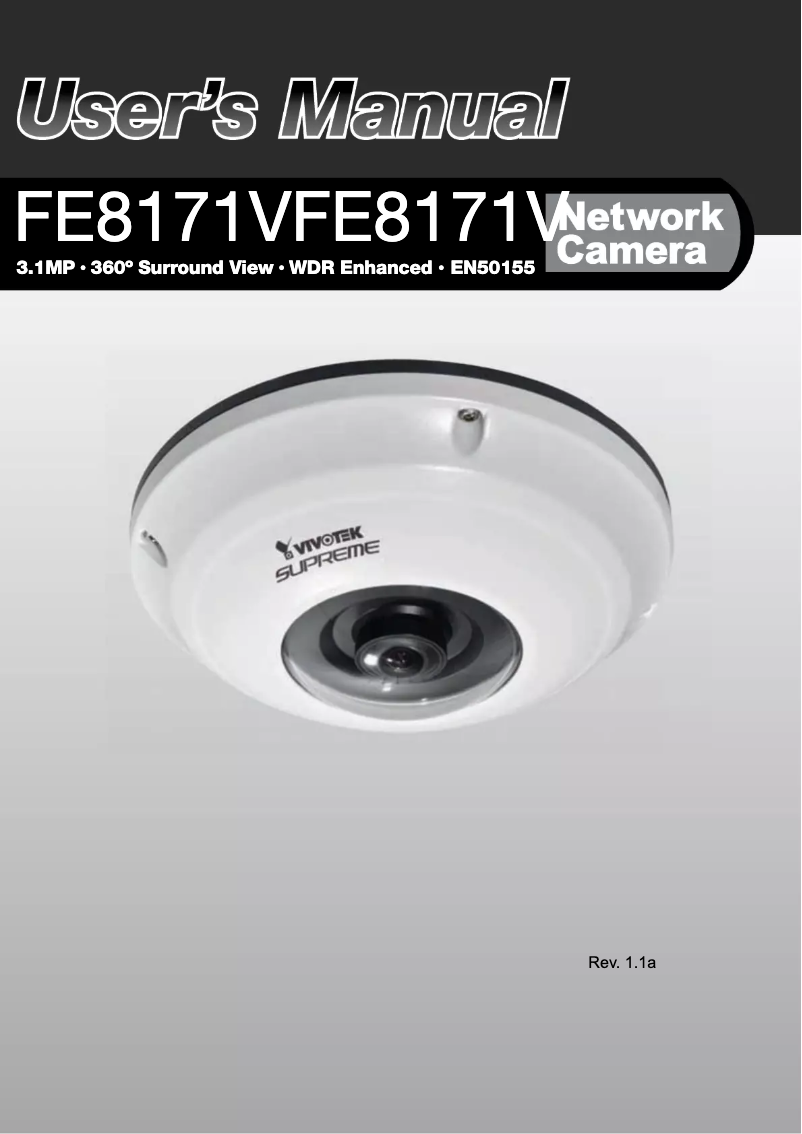 Page n°1 - Manuel utilisateur 4XEM VIVOTEK