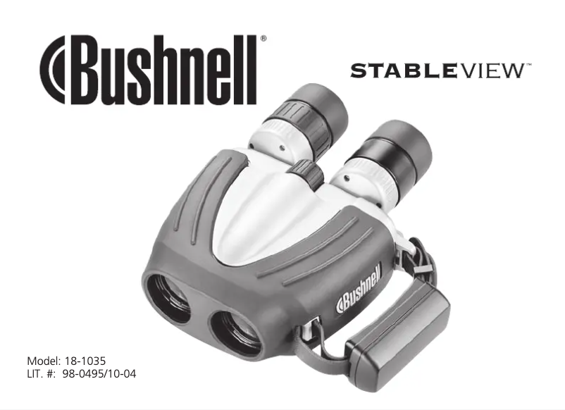 Page n°1 - Manuel utilisateur Bushnell StableView 181035