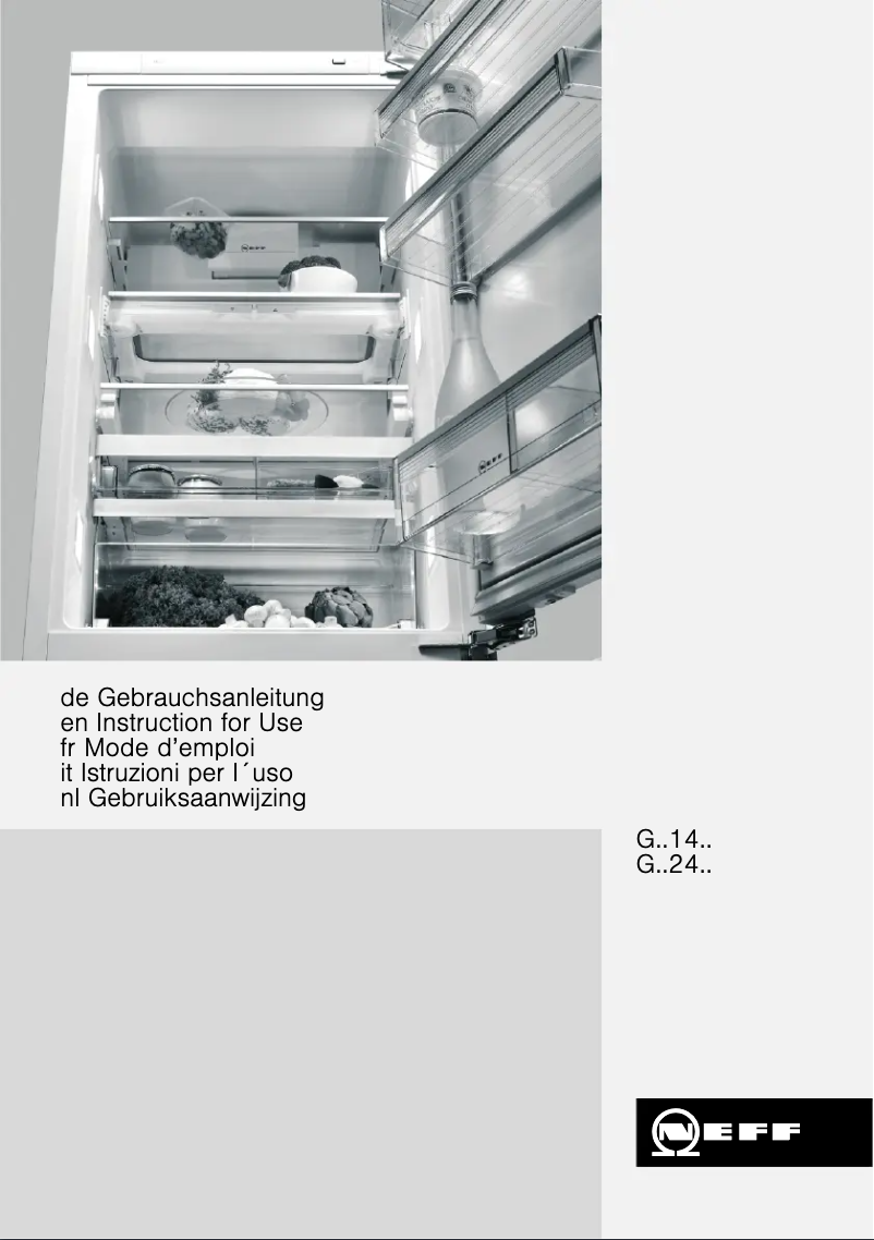 Page 1 de la notice Mode d'emploi Neff G5624X8