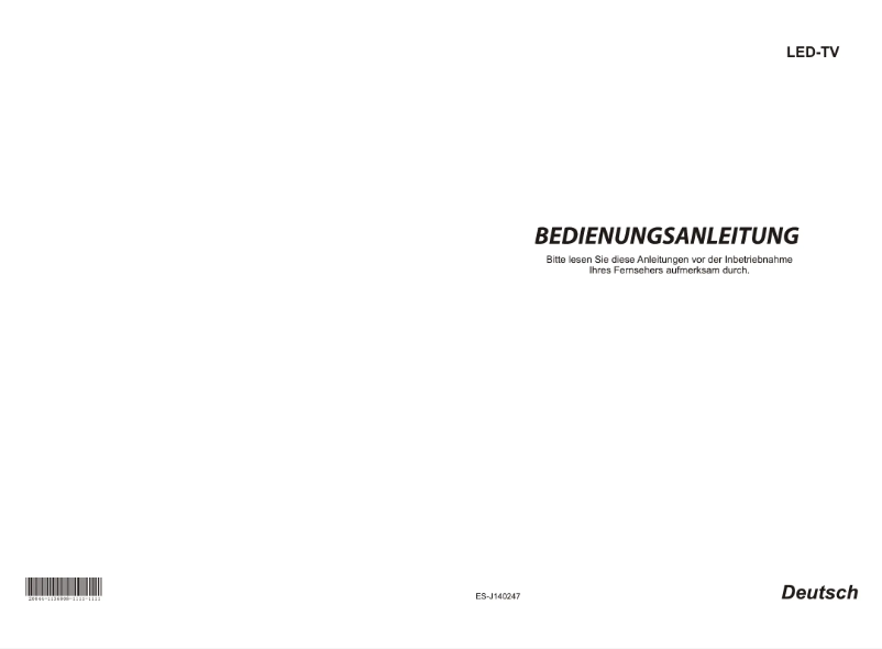 Page n°1 - Manuel utilisateur Hisense LTDN55K390XWSEU3D