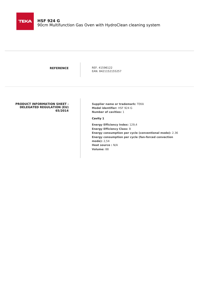 Image de la première page du manuel de l'appareil HSF 924