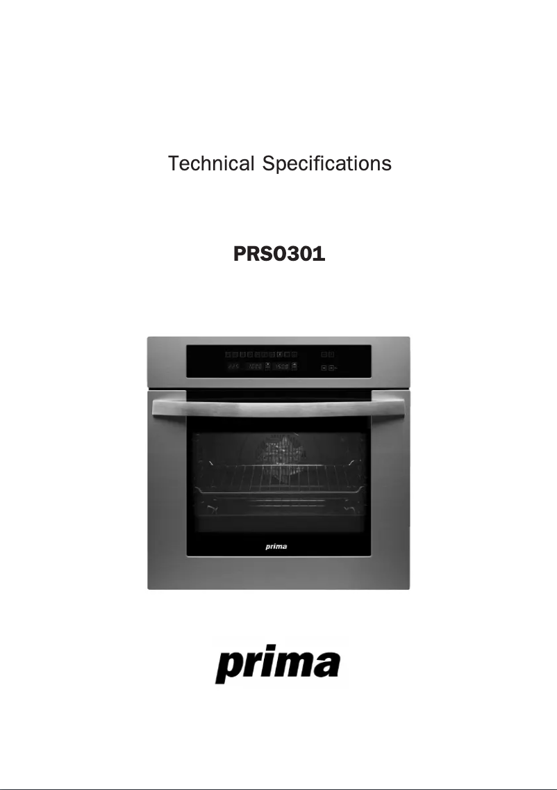 Page 1 de la notice Manuel utilisateur Prima PRS