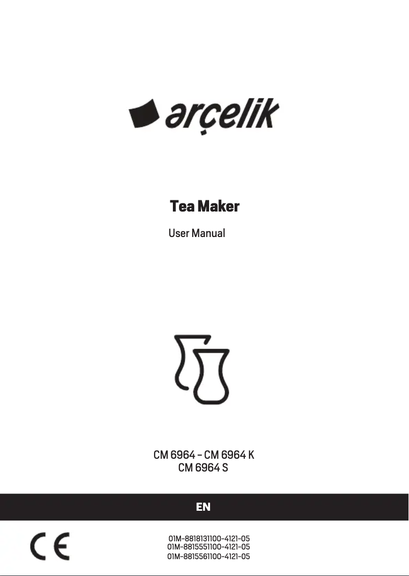 Page n°1 - Manuel utilisateur Arçelik CM 6964 K