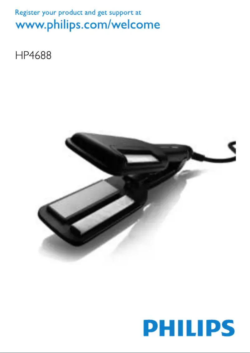 Página 1 del manual Manual de usuario Philips SalonStraight Duo HP4688