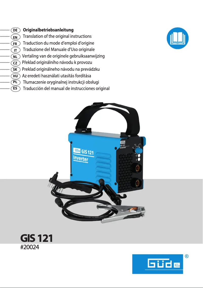 Imagen de la primera página del manual del dispositivo GIS 121