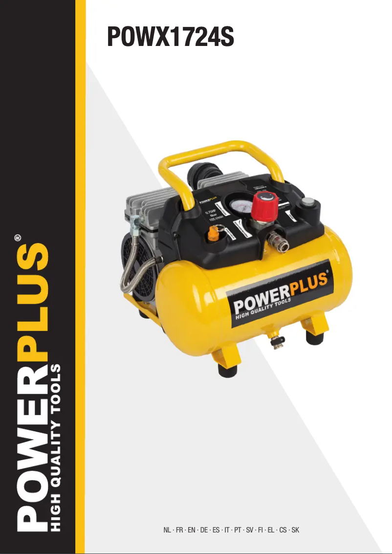 Image de la première page du manuel de l'appareil POWX1724S