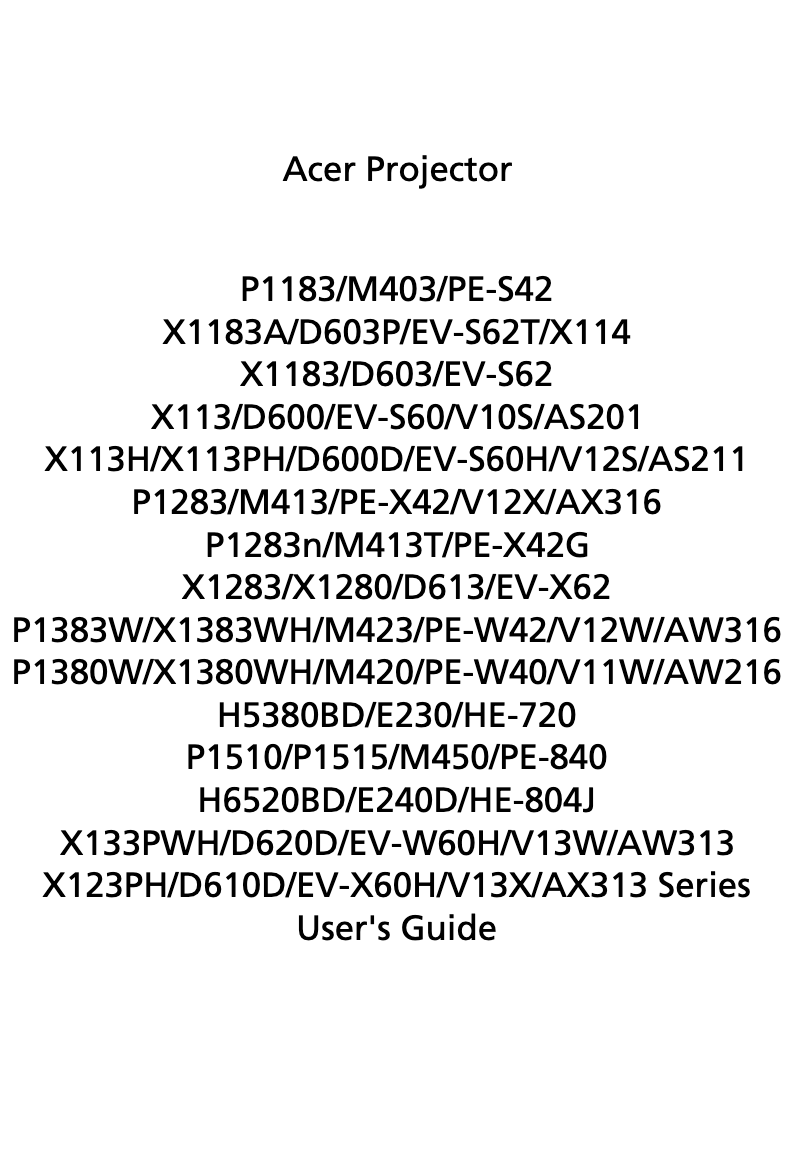 Página 1 del manual Manual de usuario Acer Essential X123PH