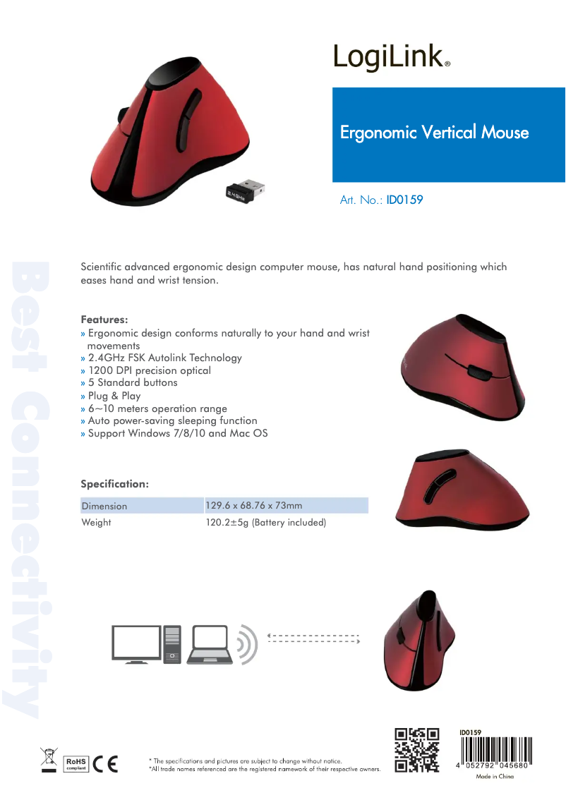 Página 1 del manual Manual de usuario LogiLink ID0159