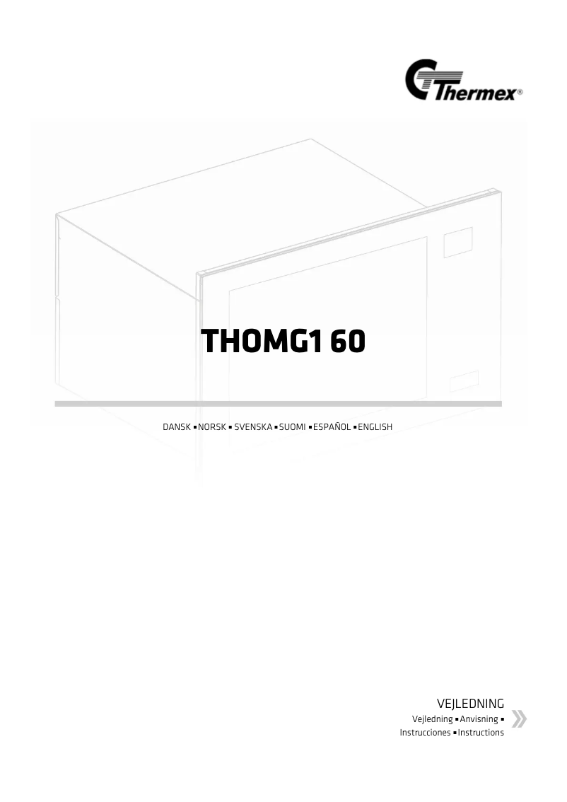 Page 1 de la notice Manuel utilisateur Thermex THOMG1 60