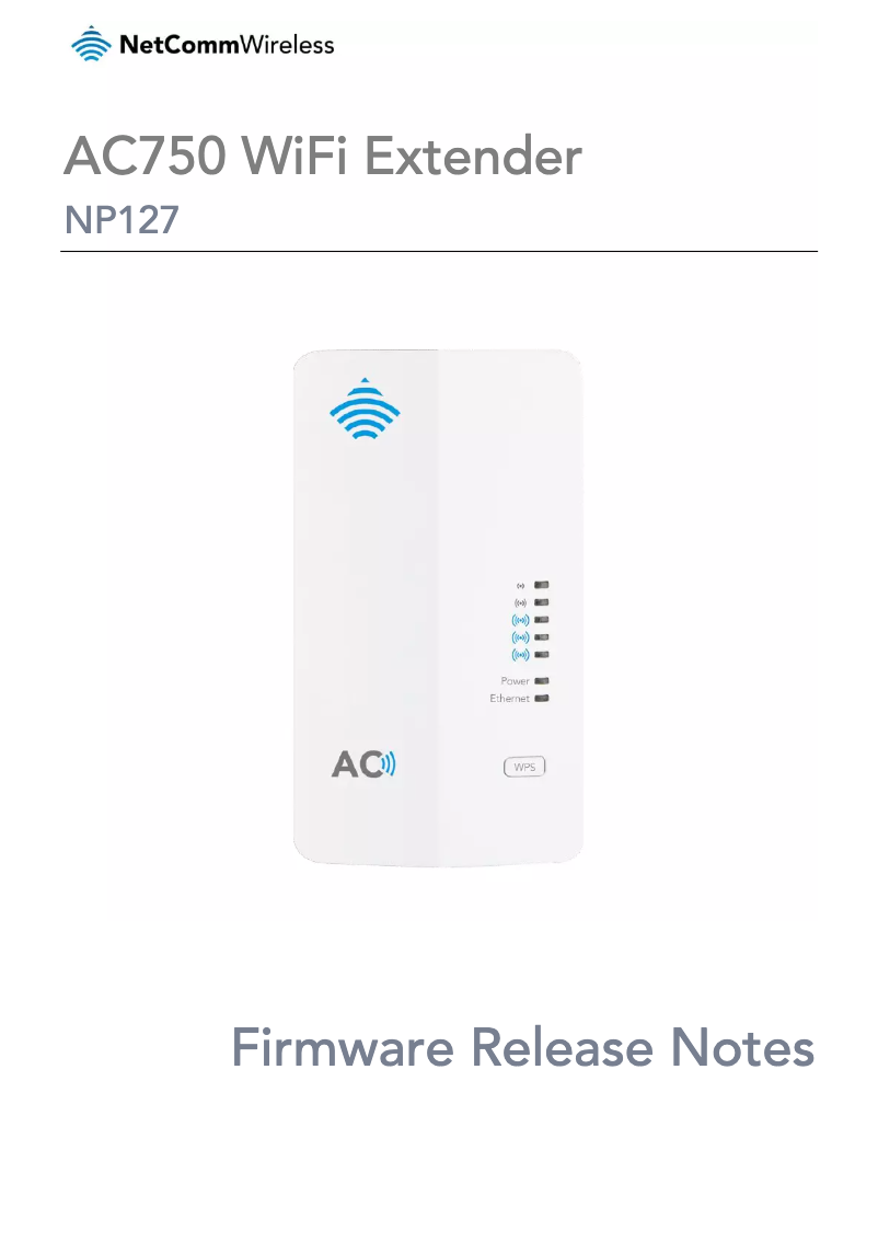 Image de la première page du manuel de l'appareil NP127