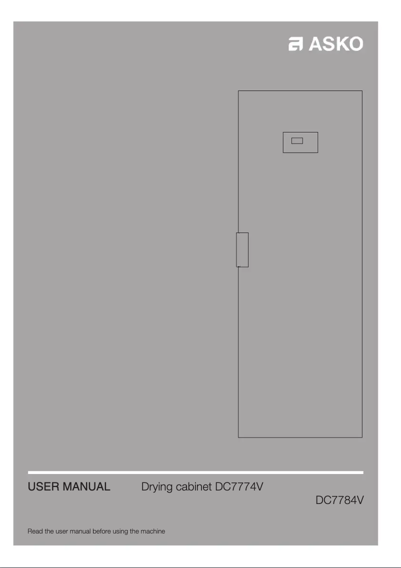 Page 1 de la notice Manuel utilisateur Asko DC7774V.W