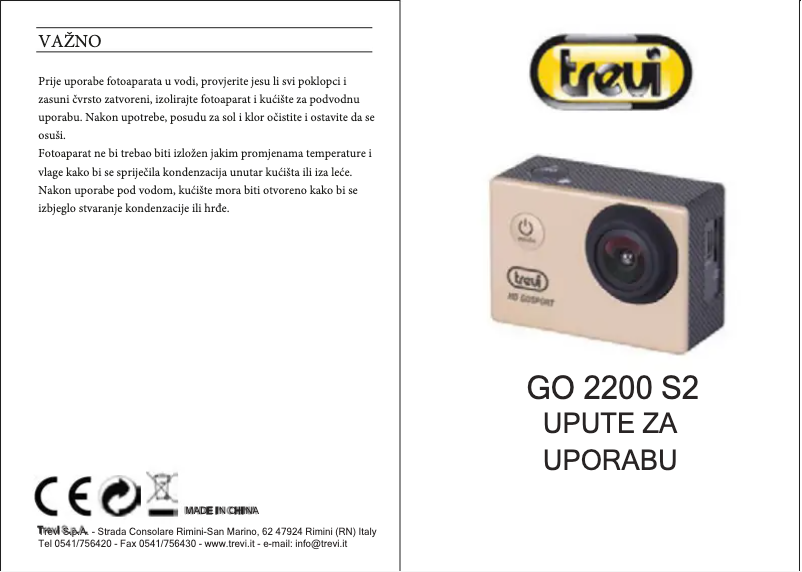 Image de la première page du manuel de l'appareil GO 2200 S2