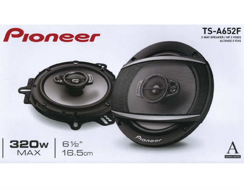 Page 1 de la notice Mode d'emploi Pioneer TS-A652F