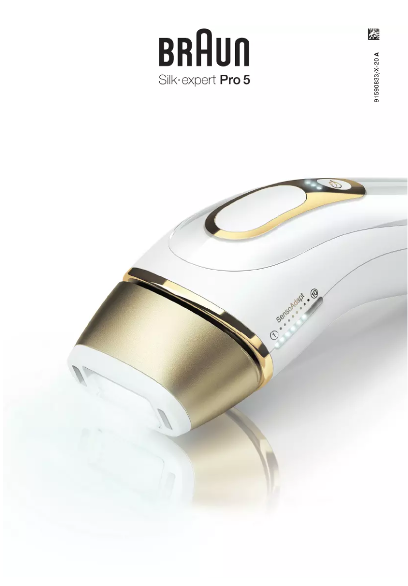 Page n°1 - Manuel utilisateur Braun Silk-Expert Pro 5 PL5129